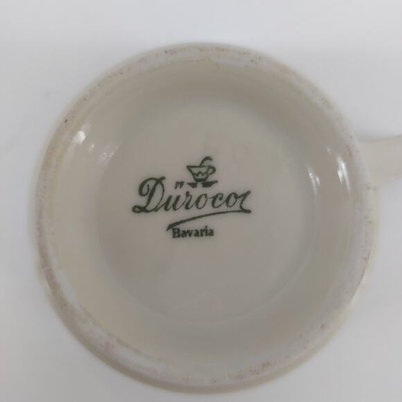 Durocor Bavaria Tea Cup & Saucer Floral Gold Trim - Picture 4 of 11